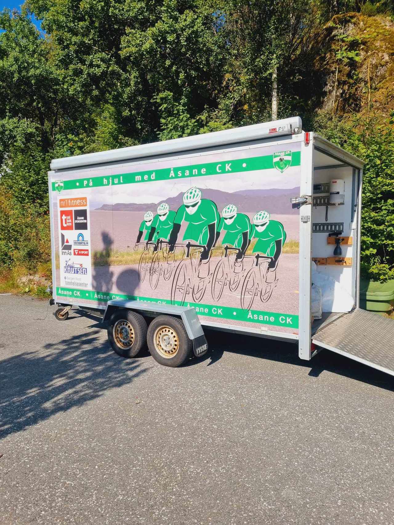 Bilde av tilhengeren til Åsane Cycle Klubb.
