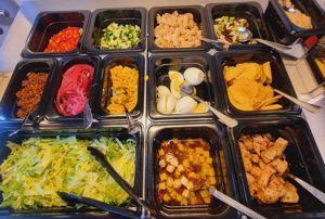 Bilde av salatbaren